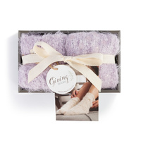 Demdaco Giving Fuzzy Socks - Light Purple