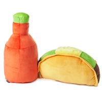 Hallmark Better Together Magnetic Plush - Taco and Hot Sauce - Large