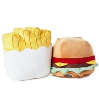 Hallmark Better Together Magnetic Plush - Burger and Fries - Large