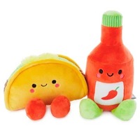 Hallmark Better Together Magnetic Plush - Taco and Hot Sauce