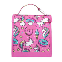 Sachi Insulated Kids Lunch Pouch - Unicorns