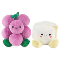 Hallmark Better Together Magnetic Plush - Grapes and Cheese