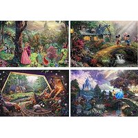 Thomas Kinkade Disney 4 x 500pc - V5