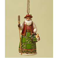 Jim Shore Heartwood Creek Santas Around The World - Italian Santa Hanging Ornament
