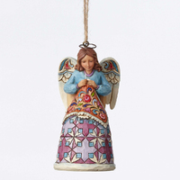 Jim Shore Heartwood Creek - Sewing Angel Hanging Ornament