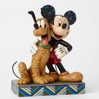 Jim Shore Disney Traditions - Mickey Mouse & Pluto - Best Pals