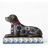 Jim Shore Heartwood Creek Dog Collection - Onyx the Black Labrador