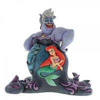 Jim Shore Disney Traditions - The Little Mermaid Ursula with Scene - Deep Trouble