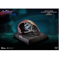 Beast Kingdom Master Craft - Marvel Avengers Endgame Iron Man Mark 50 Helmet Battle Damaged