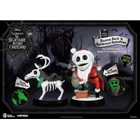 Beast Kingdom Mini Egg Attack - Disney The Nightmare Before Christmas Series Santa Jack & Skeleton Reindeer