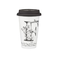 Ashdene Letters of Australia - "F" Travel Mug