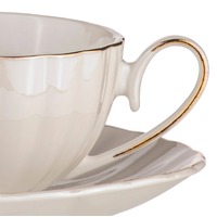 Ashdene Parisienne Pearl - White Cup & Saucer