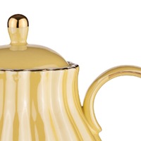 Ashdene Parisienne Pearl - Buttermilk Teapot & 2 Teacup Set