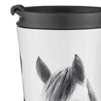 Ashdene Horse Trio - Grey Travel Mug