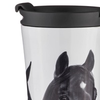 Ashdene Horse Trio - Black Travel Mug