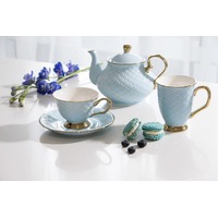 Ashdene Ripple - Footed Mug - Powder Blue