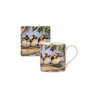 Ashdene Babies of the Bush Mug & Coaster Set - Kookaburra