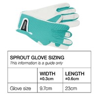 Sprout Goatskin Gardening Gloves - Good Vibes