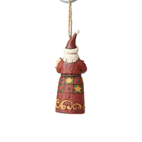 Folklore by Jim Shore - Santa with Birdhouse Hanging Ornament