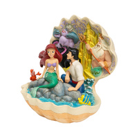 Jim Shore Disney Traditions - The Little Mermaid Shell Scene - Seashell Scenario