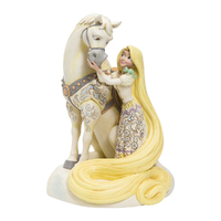 Jim Shore Disney Traditions - Tangled Rapunzel - Innocent Ingenue White Woodland