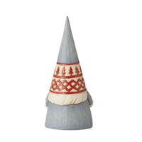 Jim Shore Heartwood Creek Nordic Noel - Grey Trees Hat Gnome