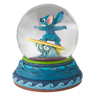 Jim Shore Disney Traditions - Lilo & Stitch - Stitch Shootin' the Curls Waterball