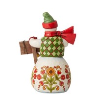 Country Living by Jim Shore - Snowman with Sign - Joy Found Here