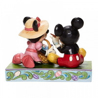 Jim Shore Disney Traditions - Mickey & Minnie Mouse - Easter Artistry