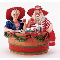 Possible Dreams by Dept 56 Mr And Mrs Claus - Hot Tub Party