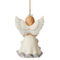 Jim Shore Heartwood Creek White Woodland - 2021 Angel Hanging Ornament