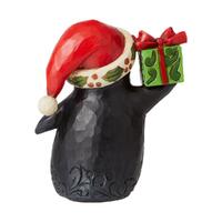 Jim Shore Heartwood Creek - Christmas Penguin Pint Sized