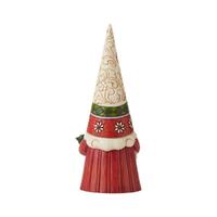 Jim Shore Heartwood Creek Christmas Gnomes - Gnome Holding Holly