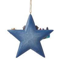 Jim Shore Heartwood Creek - Star with Nativity Scene Hanging Ornament