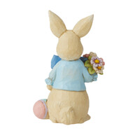Jim Shore Heartwood Creek Easter - Mini Easter Bunny With Big Bow