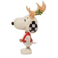 Peanuts by Jim Shore - Snoopy Reindeer Mini Figurine