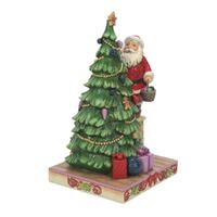 Jim Shore Heartwood Creek - Santa Decorating Tree