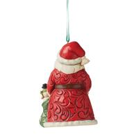 Jim Shore Heartwood Creek - Worldwide Event Santa with Toys Hanging Ornament