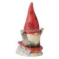 Jim Shore Heartwood Creek Gnomes - Gnome Sledding