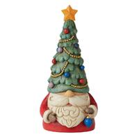 Jim Shore Heartwood Creek Gnomes - Lighted Christmas Tree Gnome
