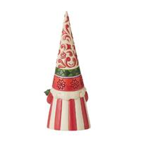 Jim Shore Heartwood Creek Gnomes - Tall Christmas Gnome with Holly