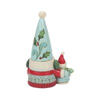 Jim Shore Heartwood Creek Christmas Gnomes - Winter Wonderland Gnome With Snowman