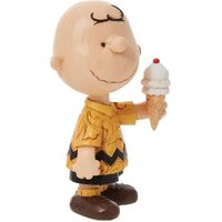 Peanuts by Jim Shore - Charlie Brown with Ice Cream Mini Figurine