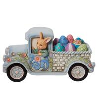 Jim Shore Heartwood Creek Easter - Easter Truck With Eggs