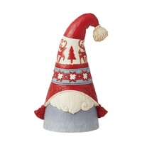 Jim Shore Heartwood Creek Gnomes - Reindeer Flap Hat