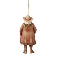 Jim Shore Heartwood Creek - Western Santa Hanging Ornament