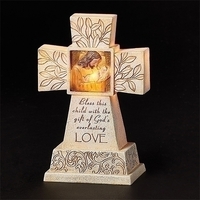 Joseph's Studio Baptism/Christening LED Cross - Jesus Loves Me