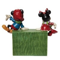 Jim Shore Disney Traditions - Mickey & Minnie Christmas Countdown Figurine