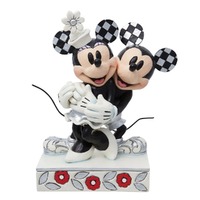 Jim Shore Disney Traditions D100 Special Edition Minnie and Mickey (Signed by Jim Shore)