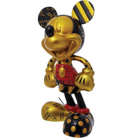 Disney Britto Limited Edition Gold & Black Mickey Mouse Figurine